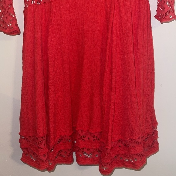 🌹FREE PEOPLE RED DRESS - Picture 4 of 7